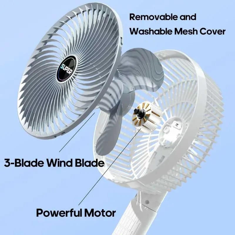 Ventilador portátil con pinza