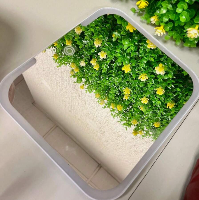 Bolsa de Maquillaje Portátil con Espejo y Luz LED