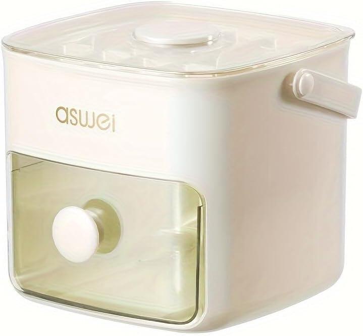 Máquina para Hacer Cubitos de Hielo 2 en 1 con Bandeja y Tapa – Práctica, Moderna y Eficiente