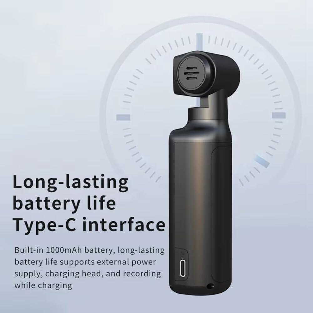 Cámara Digital de Bolsillo 4K – Rotación 270°, WiFi, Estabilización y Grabación en Movimiento