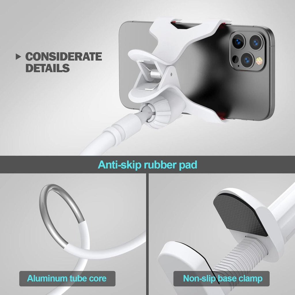 soportes de brazo flexible tipo “lazy arm” para escritorio