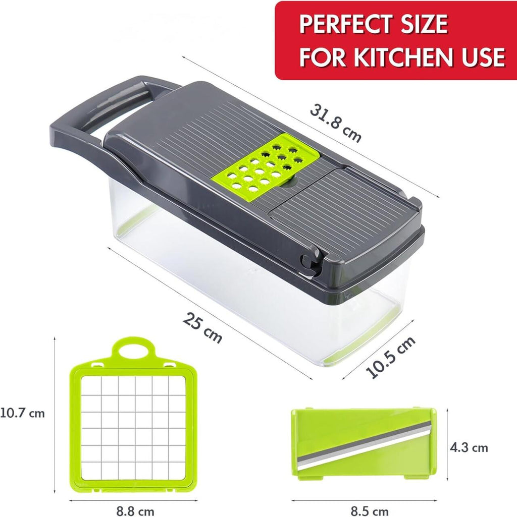 Picador de verduras, cortador profesional de mandolina 14 en 1