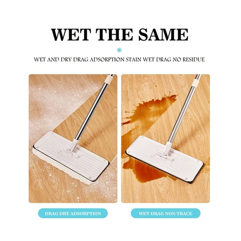 Fregona con cubo autoescurrible con 3 trapos